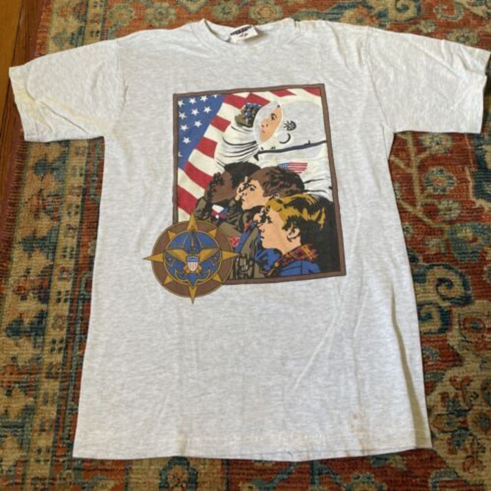 Vintage 2000s BSA Boys Scouts T-shirt Sz Small